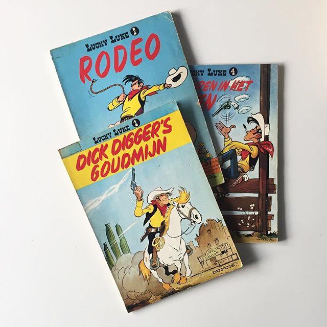 Lucky Luke is ony of my favorite comic series from Belgium, these are really old, my father gave them to me.